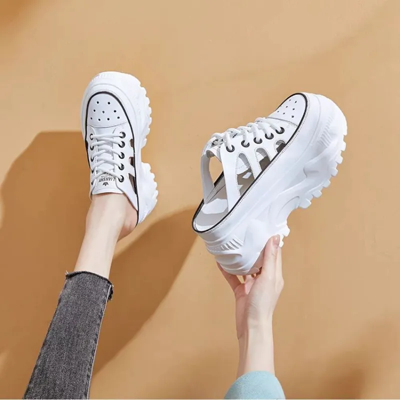 Women Flats Loafers Super High Heels Round Toe