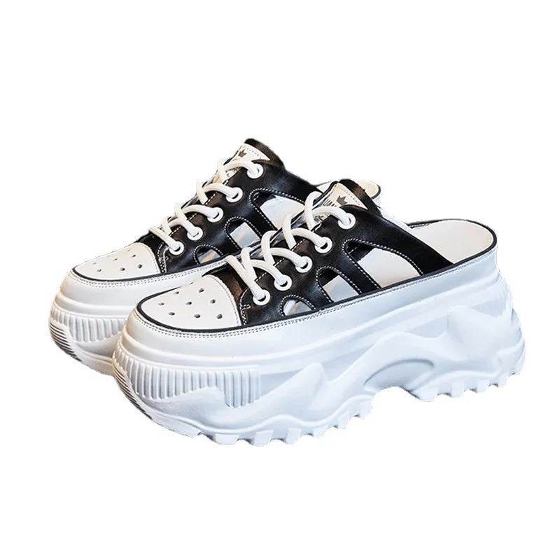 Women Flats Loafers Super High Heels Round Toe