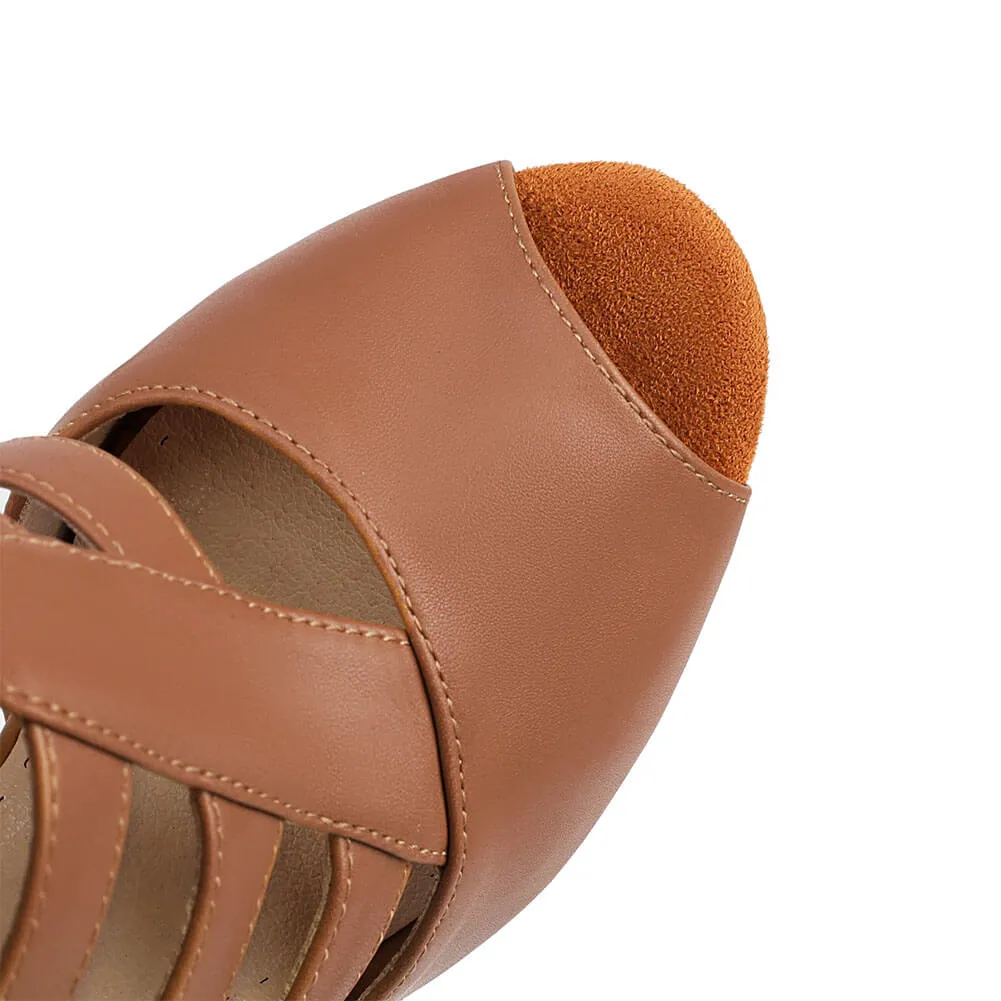 Women's Buckle Stiletto Ankle Strap Sandals