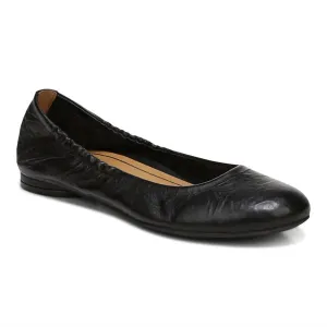 Women's Vionic Alexa Ballet Flat Shoes - Black Crinkle