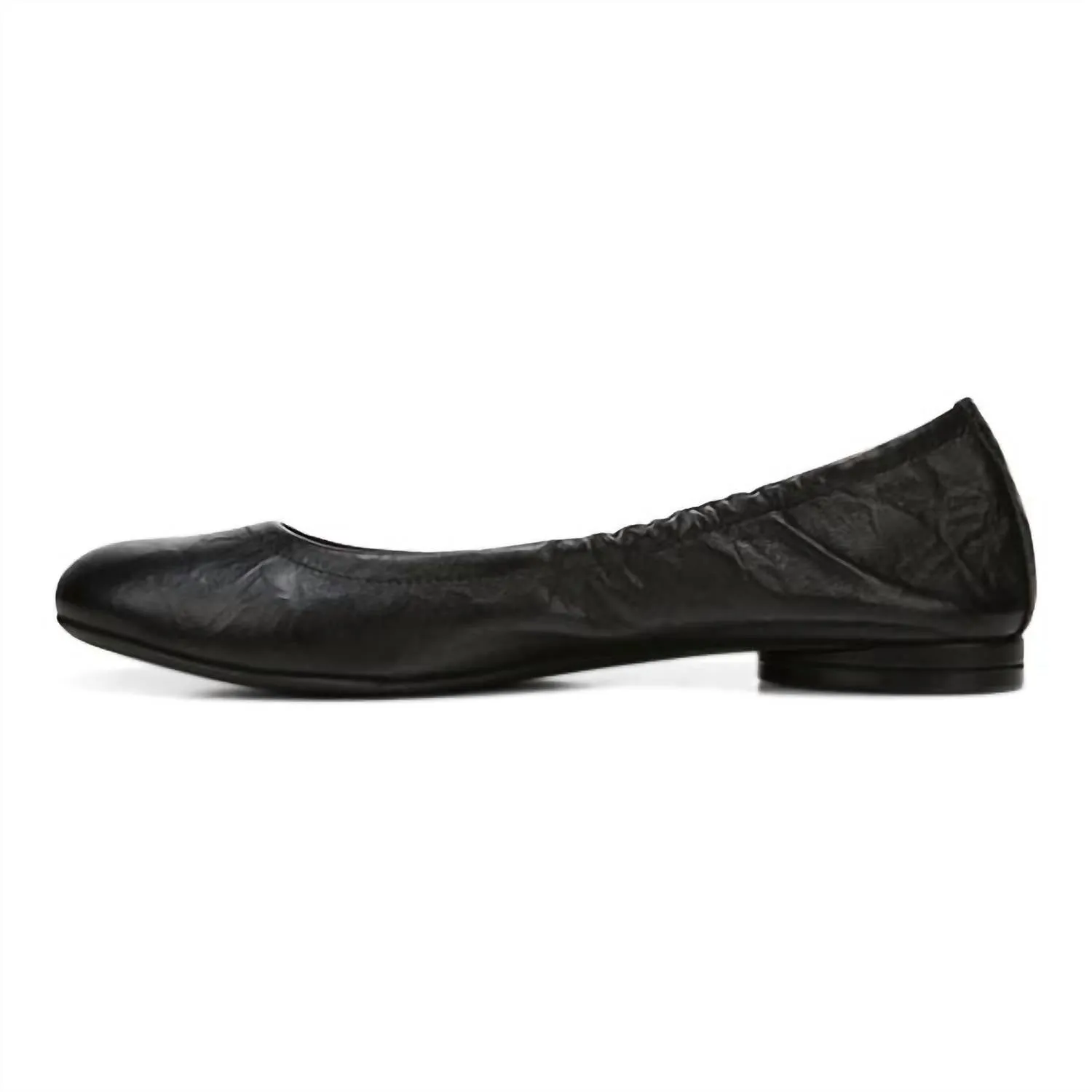 Women's Vionic Alexa Ballet Flat Shoes - Black Crinkle