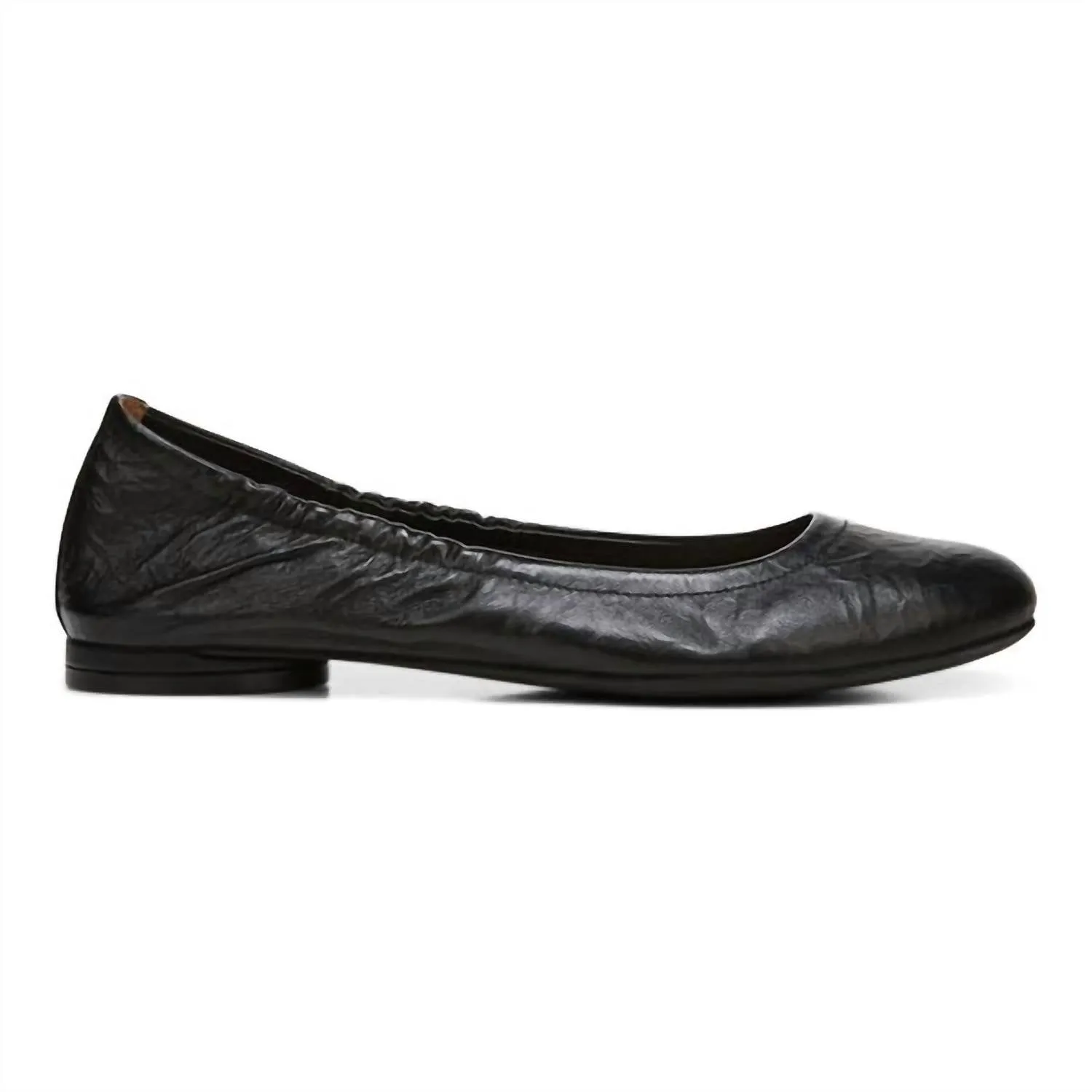 Women's Vionic Alexa Ballet Flat Shoes - Black Crinkle
