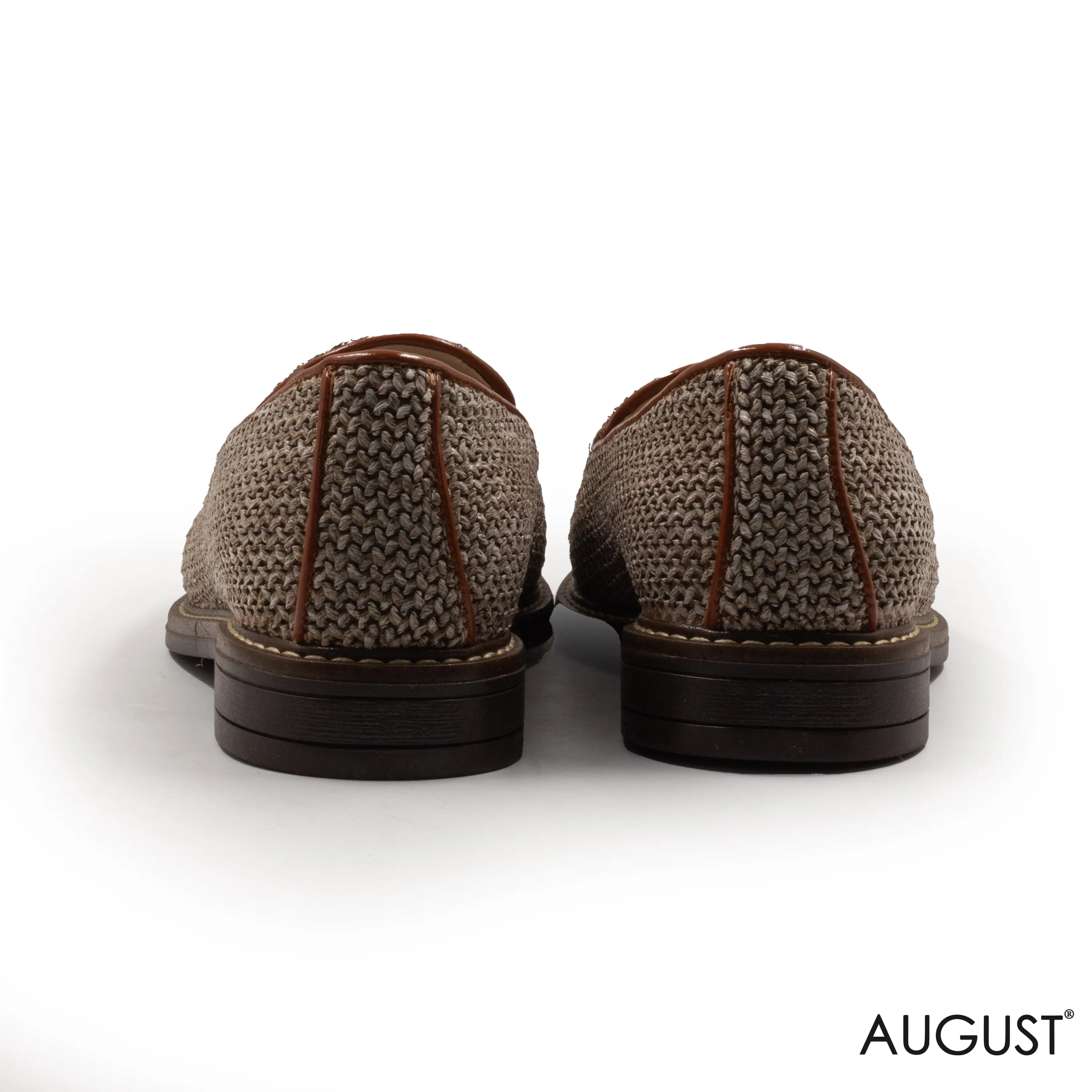 WOVEN MODREN LOAFERS NEUTRAL TONE