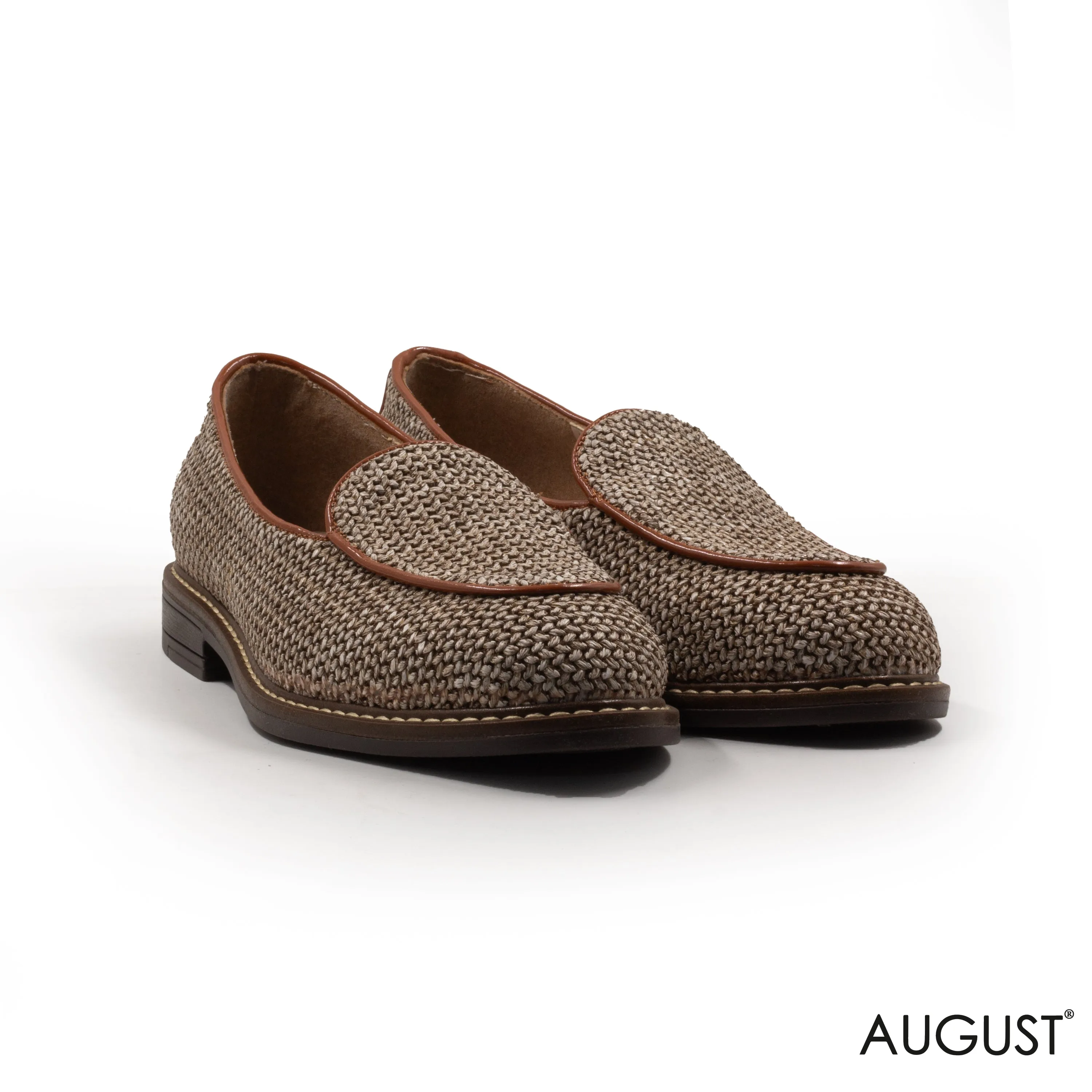 WOVEN MODREN LOAFERS NEUTRAL TONE