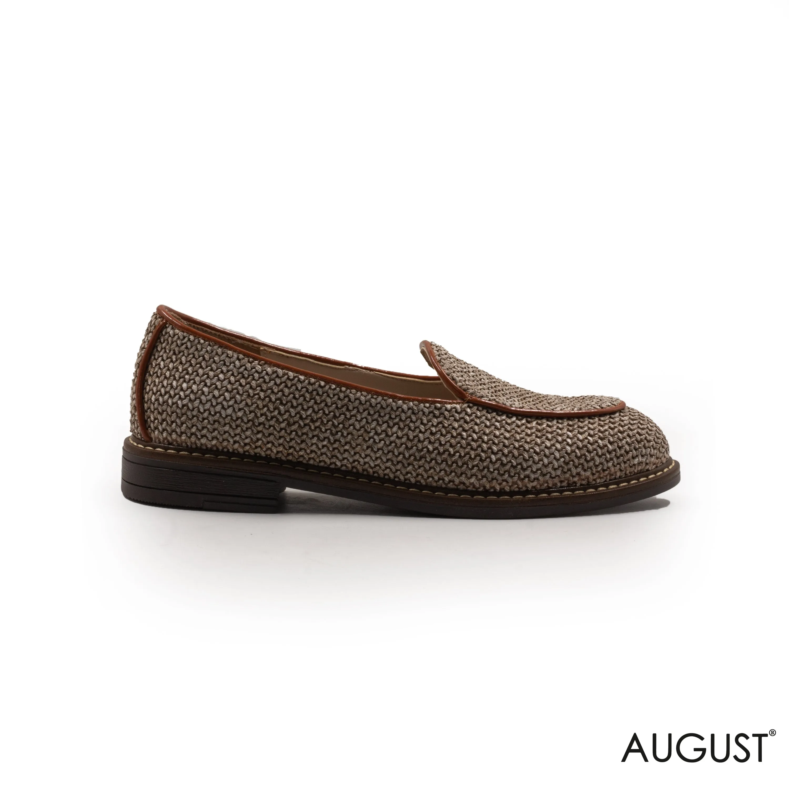 WOVEN MODREN LOAFERS NEUTRAL TONE