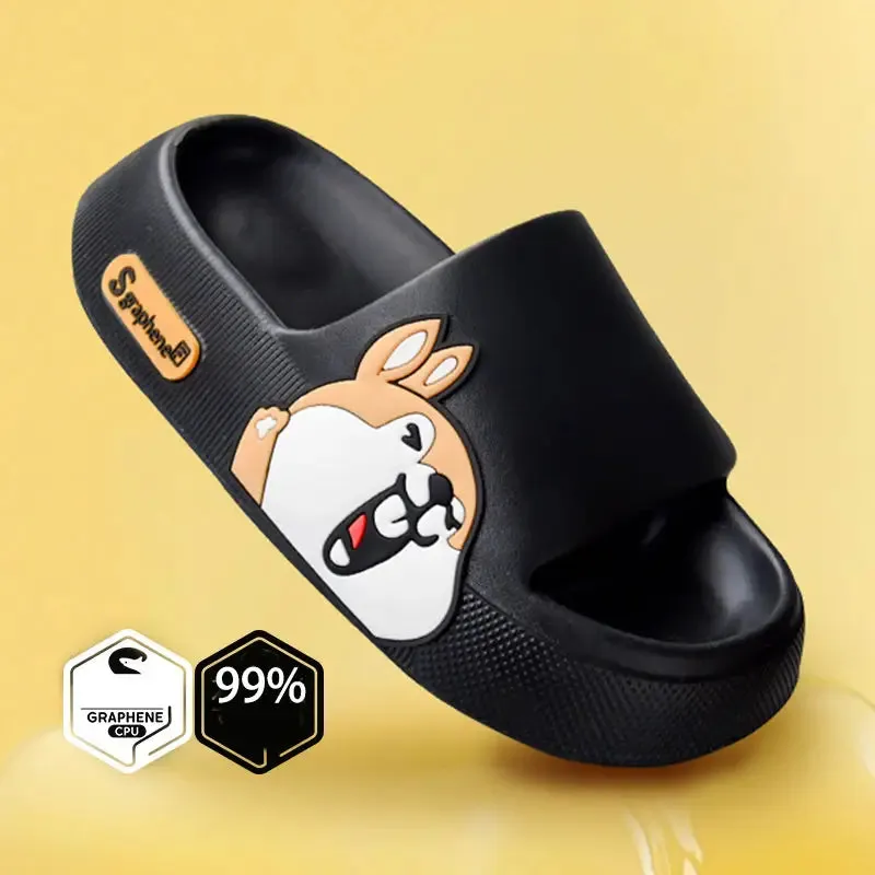 Y2K Cute Animal Slippers for Trendy Streetwear Style