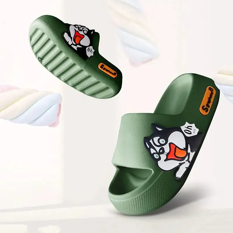 Y2K Cute Animal Slippers for Trendy Streetwear Style