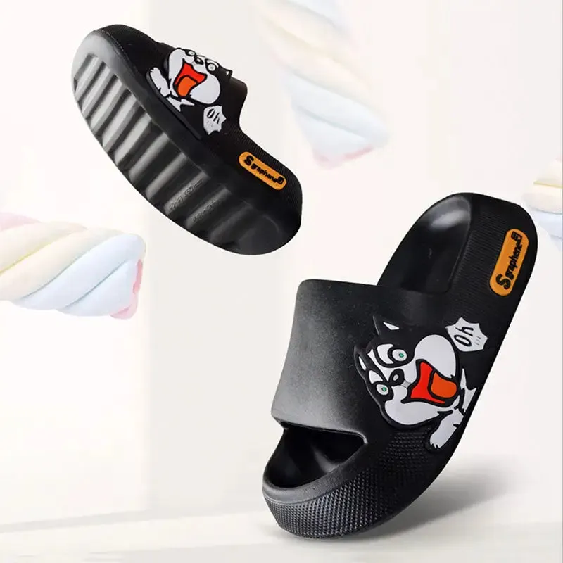 Y2K Cute Animal Slippers for Trendy Streetwear Style