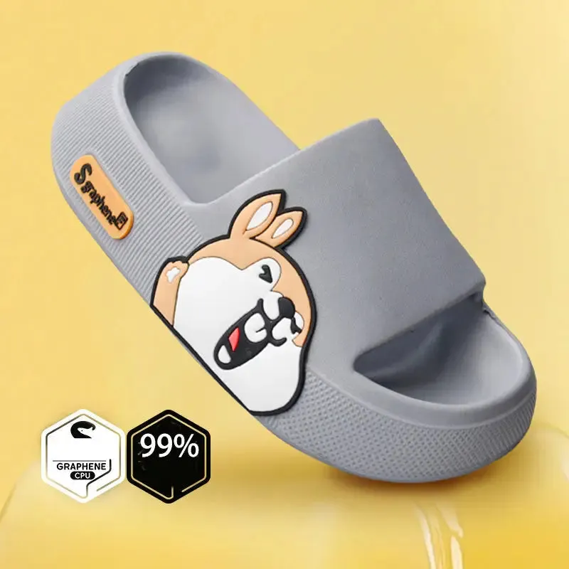 Y2K Cute Animal Slippers for Trendy Streetwear Style