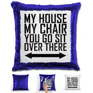 You Go Sit Over There Flip Sequin Pillow