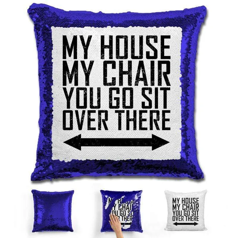 You Go Sit Over There Flip Sequin Pillow