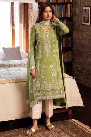 Zaha | Lush Green | 3 Piece Embroidered Lawn